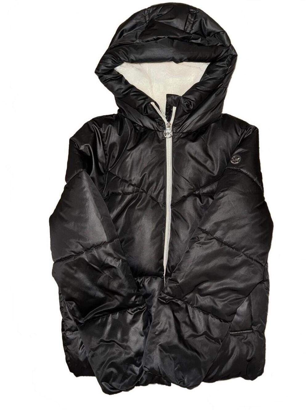 Women’s Michael Kors Fleece Lined Black Puffer Jacket Size 16 (XL)